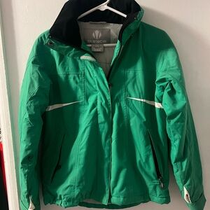 Sunice Men's Vibrant Green Ski Jacket puffer coat